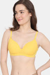 Zivame Beautiful Basics Padded Non Wired 3/4th Coverage Backless Bra - Samoan Sun — thumbnail 3
